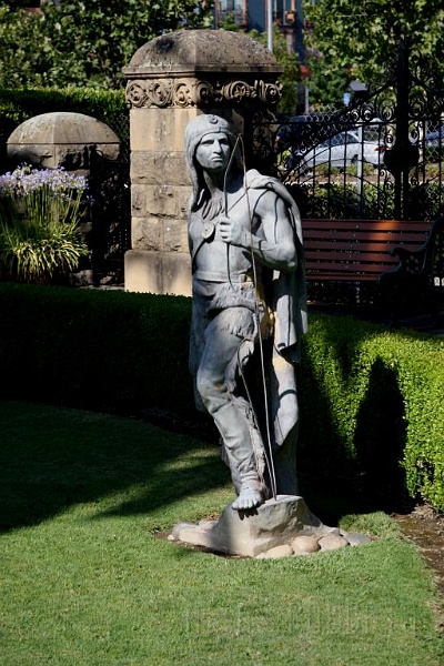 winchester2.jpg - This is a statue out in the front garden.